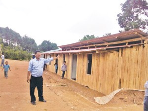 La escuela Shree Bandevi terminada