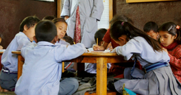 Educación para los niños de Nepal
